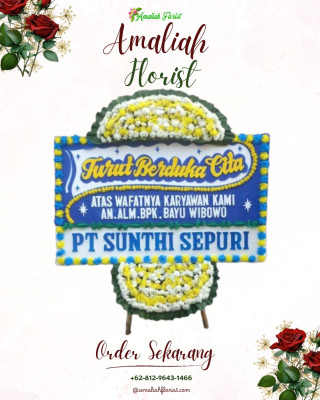 Papan Bunga Duka di Gunung Sari